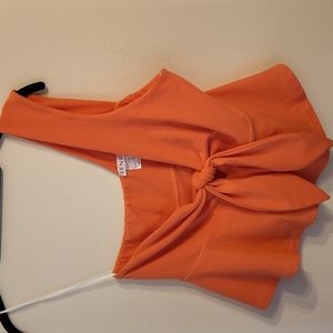 Venus peplum crop top